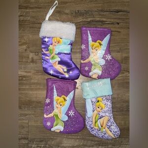 Rare Disney tinker bell Christmas stockings 2010-2012